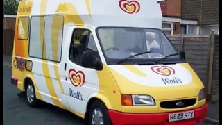 Walls ice cream van playing monty Python