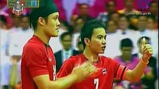 THAILAND - INDONESIA Sepak Takraw King's Cup 2013 Final Match Men's Team (B)