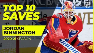 Top 10 Jordan Binnington Saves from the 2021 NHL Season