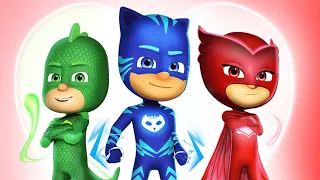 PJ Masks Español Latino ❤️ Los Mejores Amigos Trabajan Juntos ❤️ Dibujos Animados