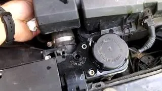 How to Bleed the coolant system in car, BMW