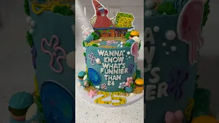 SpongeBob “What’s Funnier…” cake #cake #shorts