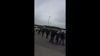 Rotherham and Millwall Riot