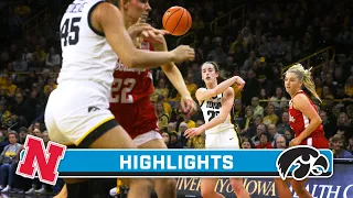 Nebraska at Iowa | Highlights | Big Ten Women's Basketball | Jan. 27, 2024