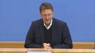 Bundesgesundheitsminister Prof. Karl Lauterbach zur aktuellen Corona-Lage am 25.02.2022