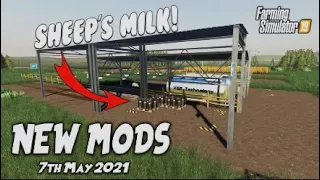 NEW MODS | SHEEP’S MILK! (Review) Farming Simulator 19 FS19 | 7th May 2021.