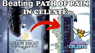 Beating Hollow Knight's Path of Pain in Celeste