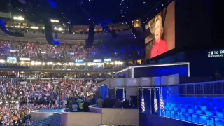 Hillary Clinton's surprise appearance at DNC