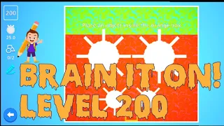 brain It on! level 200 #short #shorts #ytshorts #trending #viral #viralshorts