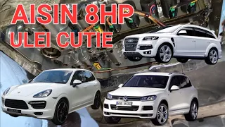 SCHIMB ULEI CUTIE AUTOMATA,PORSCHE CAYENNE,AUDI Q7,VW TOUAREG,  3.0 tdi v6, AISIN 8HP made in Japan