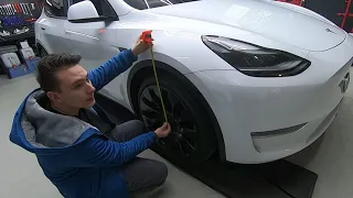 ectech.ch - TESLA Model Y KW Gewindefahrwerk Version 3 - Umbau/Leveling