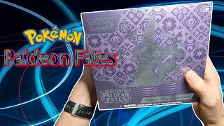 Pokémon Paldean Fates ETB (The Hunt for Shiny Pokémon Begins!)