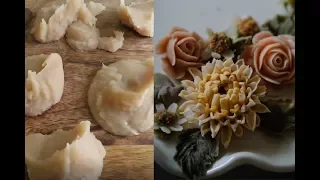 How to make sweet white bean paste for piping. 详解怎样制作白豆沙