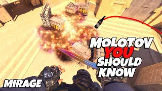 Helpful Retake Molotovs you should know on A #Mirage #CS2