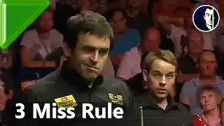 Three Miss Rule | Ronnie O'Sullivan vs Ali Carter | 2011 Premier League - Final (group stage)