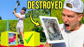 DON'T DESTROY THE WRONG MYSTERY BOX CHALLENGE!! (He lost everything)