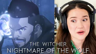 THE WITCHER: NIGHTMARE OF THE WOLF | Netflix | Trailer Reaction!