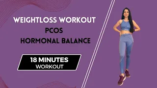 18-Minute PCOS/PCOD Workout Routine for Women's Wellness!"