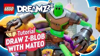 LEGO® DREAMZzz™ Tutorial | Draw Z-Blob with Mateo