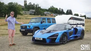 Towing My McLaren Senna with the AMG G63 to the Nurburgring!