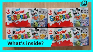 Disney 100 Kinder Surprise eggs 2023-2024 asmr ( multipack T3 unboxing ) | 7