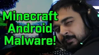 MINECRAFT ANDROID MALWARE!?! - Virus Investigations 11