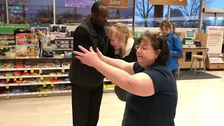 Women goes crazy after getting caught shop lifting!