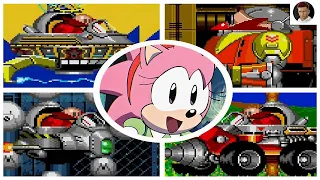 Sonic the Hedgehog 2 (Sonic Origins Plus) All Bosses as Amy Rose (NO DAMAGE)