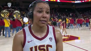 ‘We came together as a whole’: Destiny Littleton on USC’s upset of No. 2 Stanford