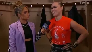 Ronda Rousey backstage interview | WWE SmackDown September 30, 2022 9/30/22