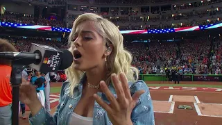 2017 ASG: Bebe Rexha sings the national anthem