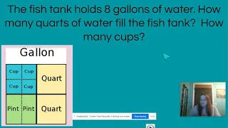 Cups, Pints, Quarts, and Gallons Number Talk 2