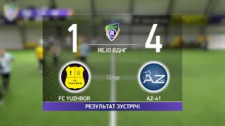 Обзор матча I FC YUZHBOR 1-4 AZ-41 I Турнир по мини футболу в городе Киев