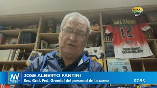 José Alberto Fantini - Sec. Gral. Fed. Gremial del personal de la carne