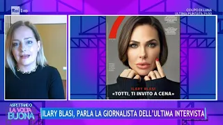 Ilary Blasi: "Vorrei invitare Totti a cena" - La Volta Buona 26/01/2024