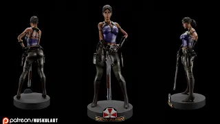 Sheva Alomar - Resident Evil / Fan Art - 3D Sculpting