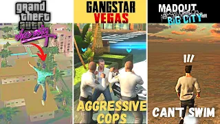 GTA vice city Vs Gangstar Vegas Vs MadOut 2 | Ultimate Face-Off