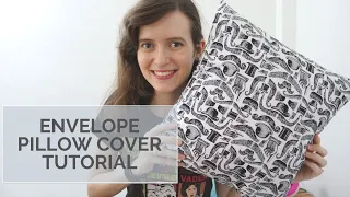 Easy Envelope Pillow Cover Tutorial - A BETTER Way to Sew One!