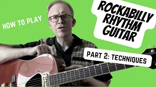 How to Play Rockabilly Rhythm Guitar Part 2 | Typical Strumming Patterns | Guitar Lesson