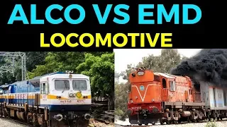 Alco vs Emd locomotive of indian railway