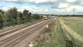 57003, 57007, 57008, & 57002 pass Colton Junc on 6Z30 RHTT loco move, 4th Oct 2012.