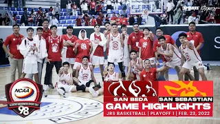 NCAA Season 98 JBB: Game Highlights - San Beda vs SSC-R | Playoff 1 (February 23, 2023)