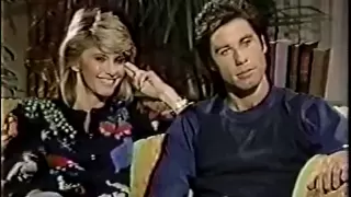 Olivia Newton-John & John John Travolta on Dick Cavett Behind The Scenes 1983 Part 1