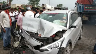 Car और 407 Van में भयंकर टक्कर  | Car Accident | Car Crash