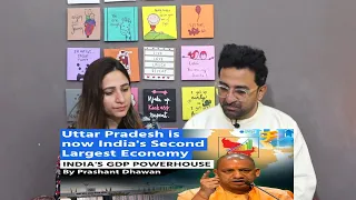 Pak Reacts to Uttar Pradesh is now India's Second Largest Economy | INDIA'S GDP POWERHOUSE