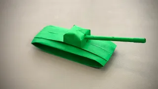 How to make a easy paper TANK
