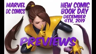 NEW COMIC BOOK DAY 12/4/19 MARVEL AND DC COMICS PREVIEWS OF EVERY BOOK, COVER, AND KEY! NCBD COMICS