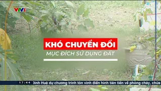 Khó khăn chuyển đổi mục đích sử dụng đất | VTV24