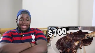 $1000 spent at my Favorite Steakhouse (108oz Wagyu + King Crab!!) REACTION