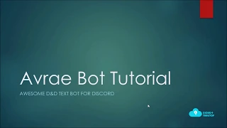 Avrae Tutorial P1